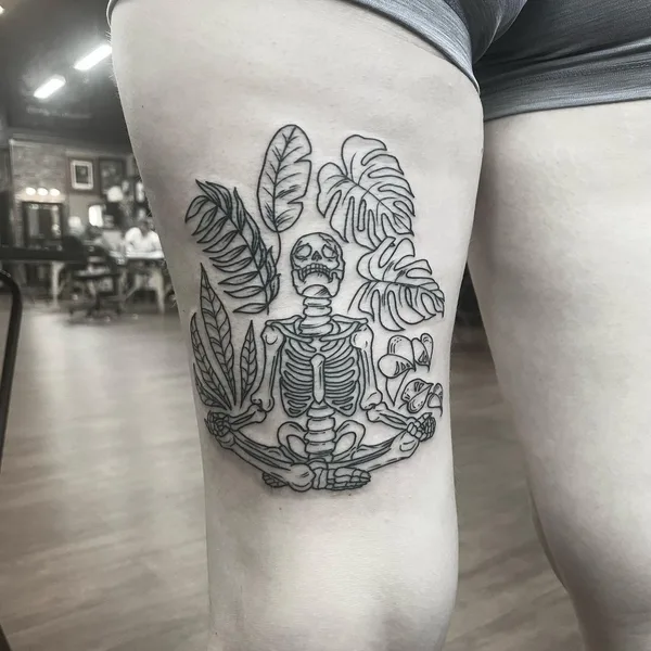 engraving tattoo by Kirsten Marsden Ballantyne in Hanover