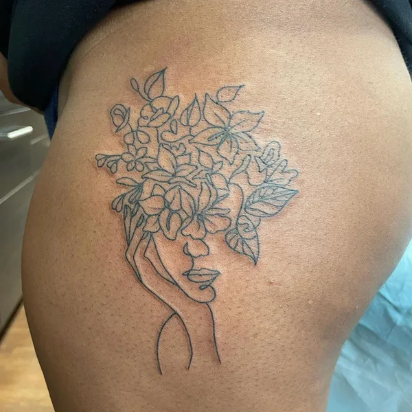 engraving tattoo by Kirsten Marsden Ballantyne in Hanover