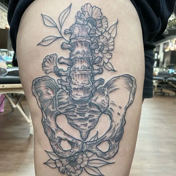 engraving tattoo by Kirsten Marsden Ballantyne in Hanover