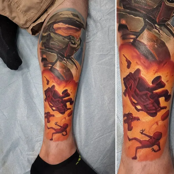 Realism tattoo by Halo Grey in Hanover