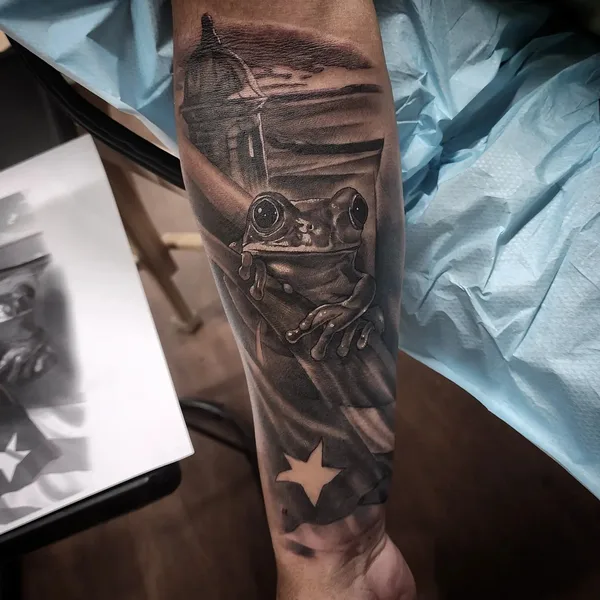 Realism tattoo by Danny Bayron in Hanover