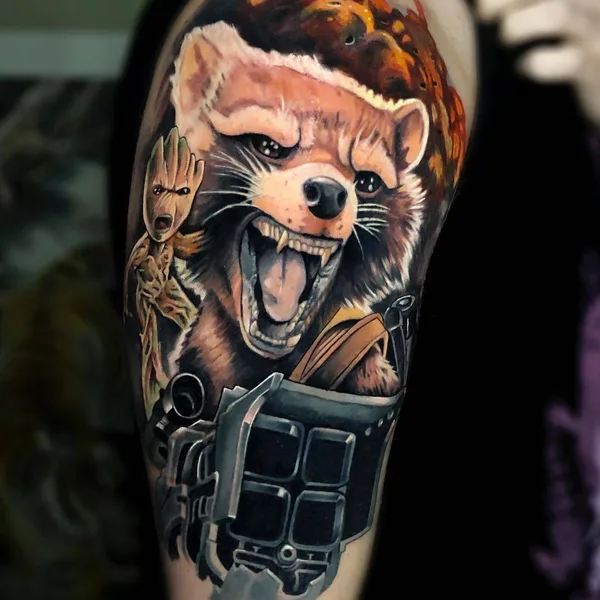 Realism tattoo by Rober Villanueva