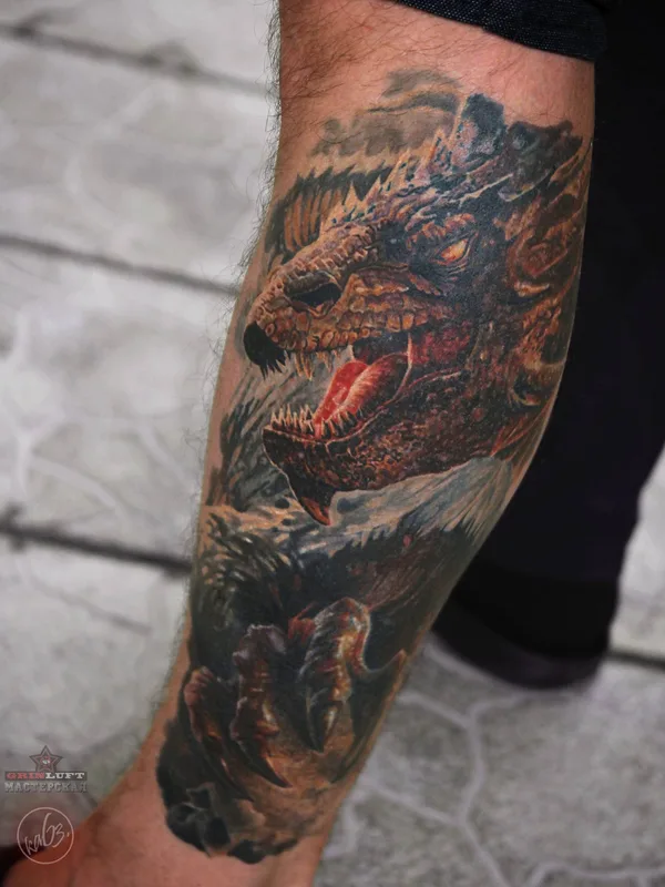male color realism Tatuaggio su forearm #32304 | Tatuatore Олег каБэ