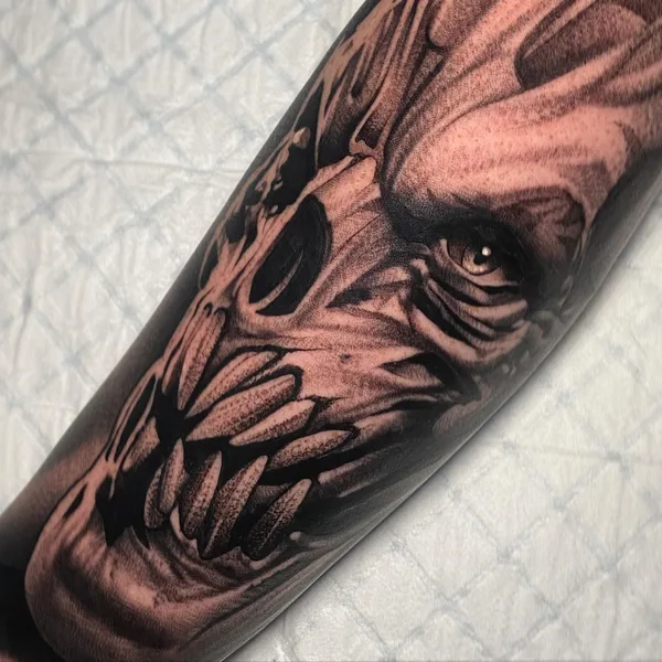 Horror tattoo by Elric in Melbourne
