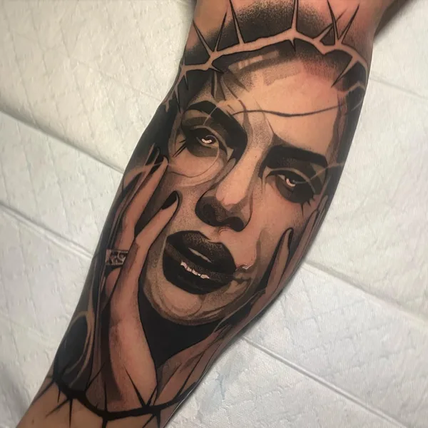 Horror tattoo by Elric in Melbourne