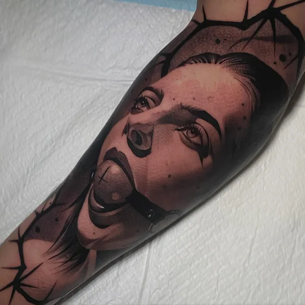 Horror tattoo by Elric in Melbourne