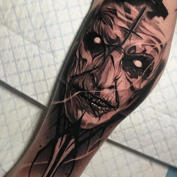 Horror tattoo by Elric in Melbourne