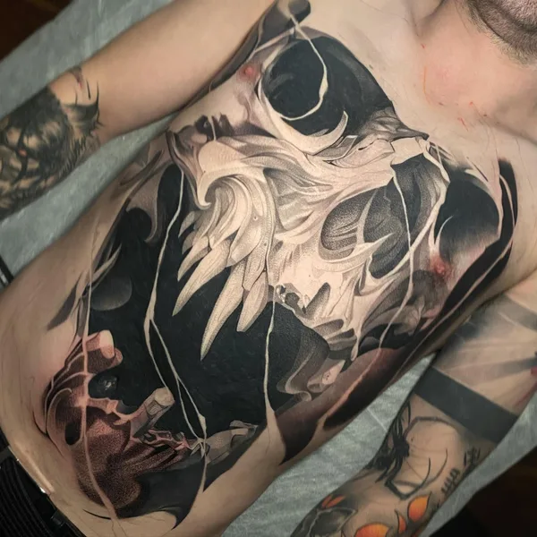 Horror tattoo by Elric in Melbourne