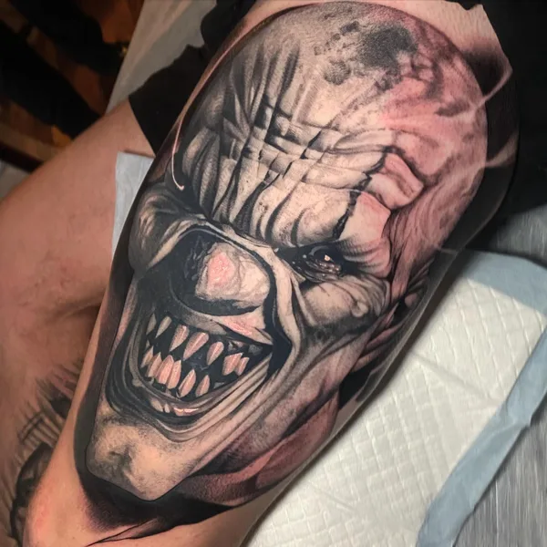 Horror tattoo by Elric in Melbourne