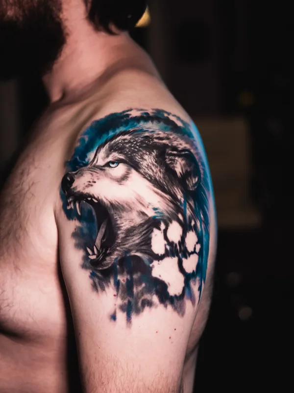 male color realism tatouage sur shoulder #73029 | Artiste tatoueur Владислав Филимонов 