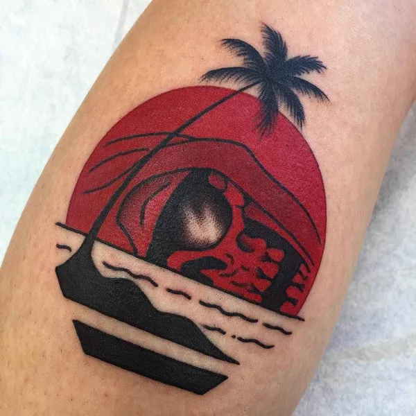 Traditional tattoo by Frankie Caraccioli in Costa Mesa