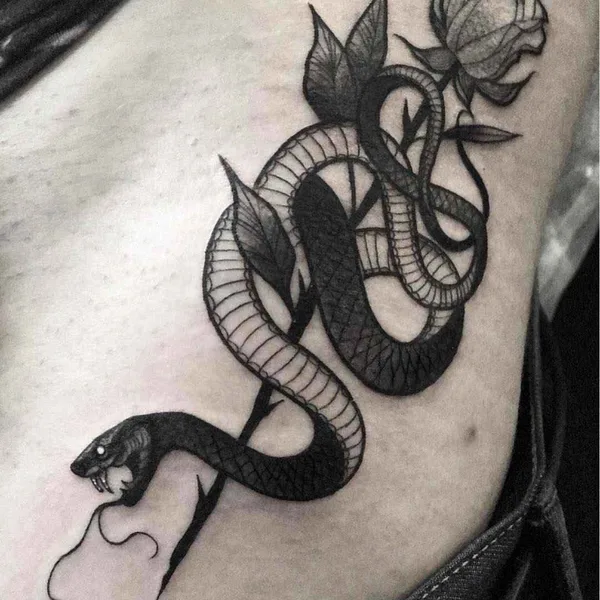 Neo Traditional tattoo by Matthew Murray in Salem