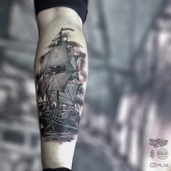 Graphic tattoo by Михаил Гуров in Кременки