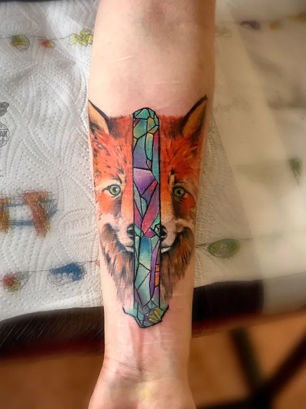 color realism 纹身 在 forearm #37470 | 纹身师 Михаил Гуров