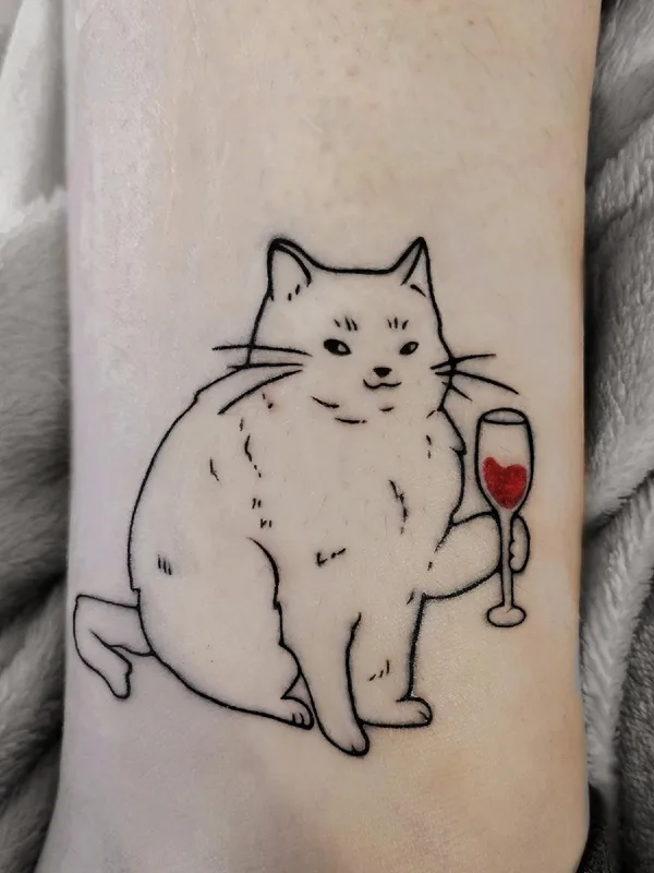 color linework татуировка на forearm #58994 | Тату мастер Марина Баймакова 