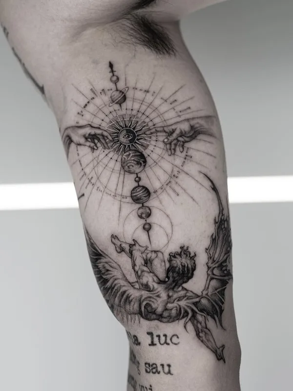 black and grey black and grey tattoo auf forearm #59011 | Tätowierer Park Tattooer