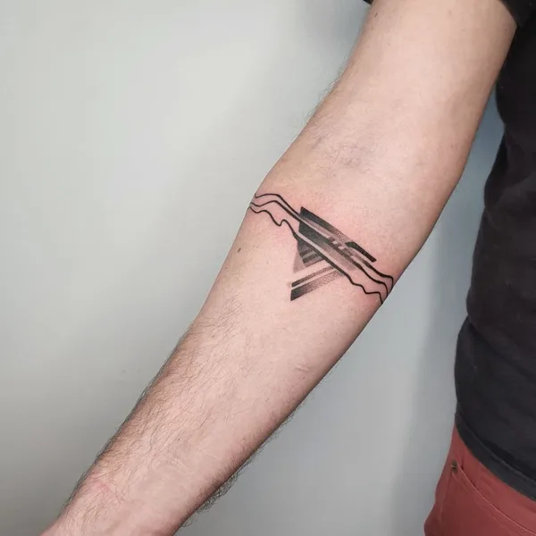 Watercolor tattoo by Vanesa Surtkova in Bergen