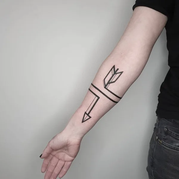 Watercolor tattoo by Vanesa Surtkova in Bergen