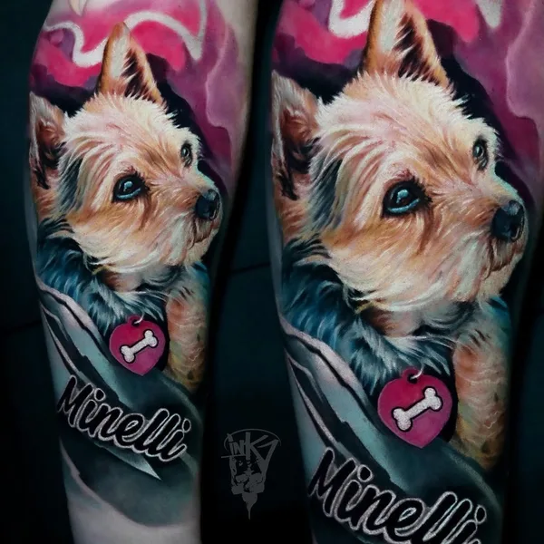 Портретная tattoo by Aleksander Lien in Tønsberg