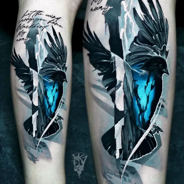 Портретная tattoo by Aleksander Lien in Tønsberg