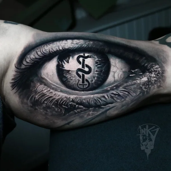 Портретная tattoo by Aleksander Lien in Tønsberg