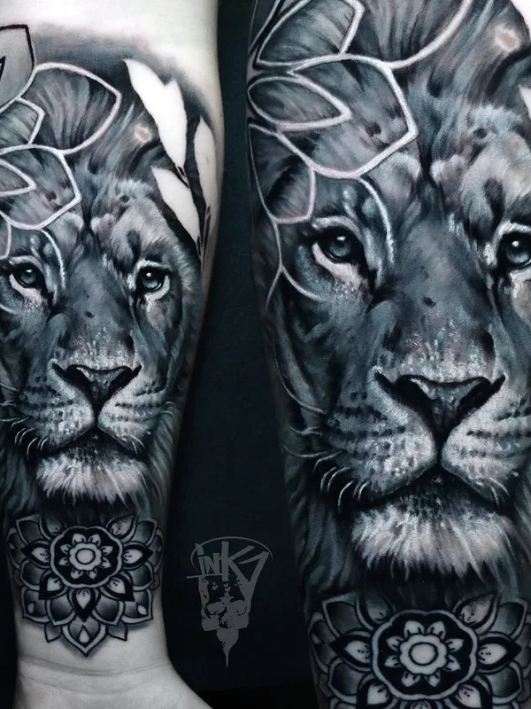 black and grey realism татуировка на forearm #43140 | Тату мастер Aleksander Lien