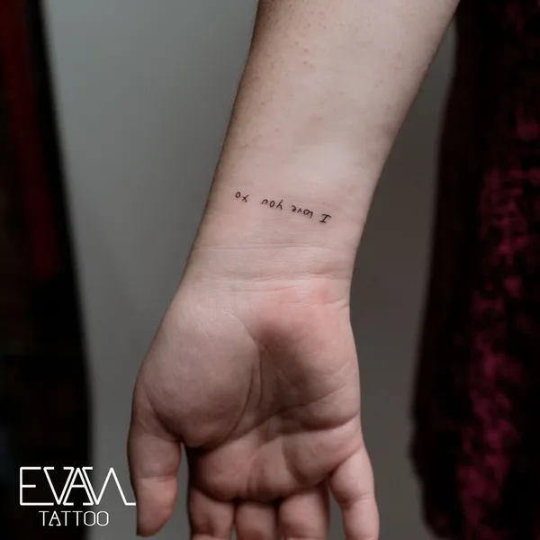 Minimalism tattoo by Evan Kim in New York City