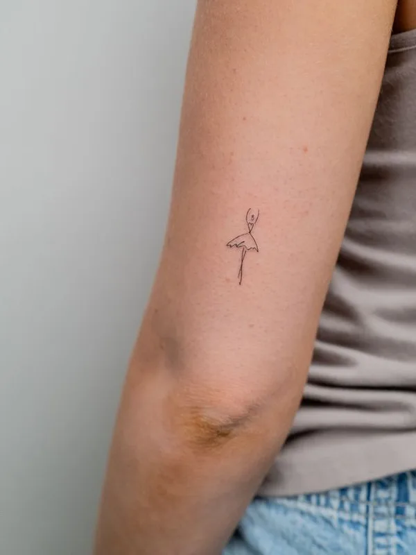 female black fineline tattoo on inner arm #43190 | Tattoo Artist Evan Kim