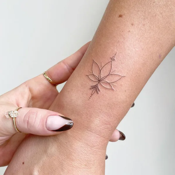 Minimalism tattoo by Jojo in Ontario