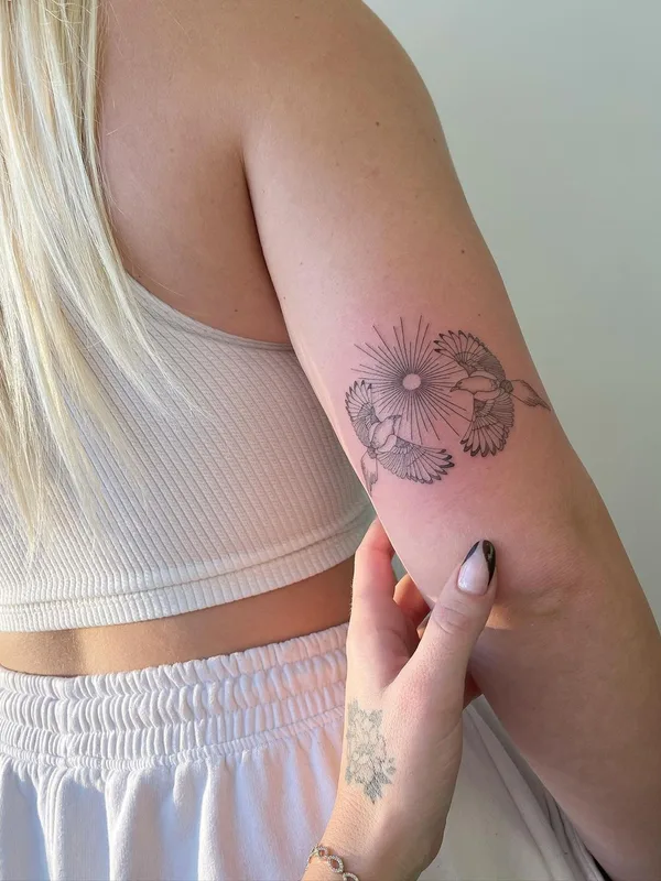 Minimalism tattoo by Jojo in Ontario