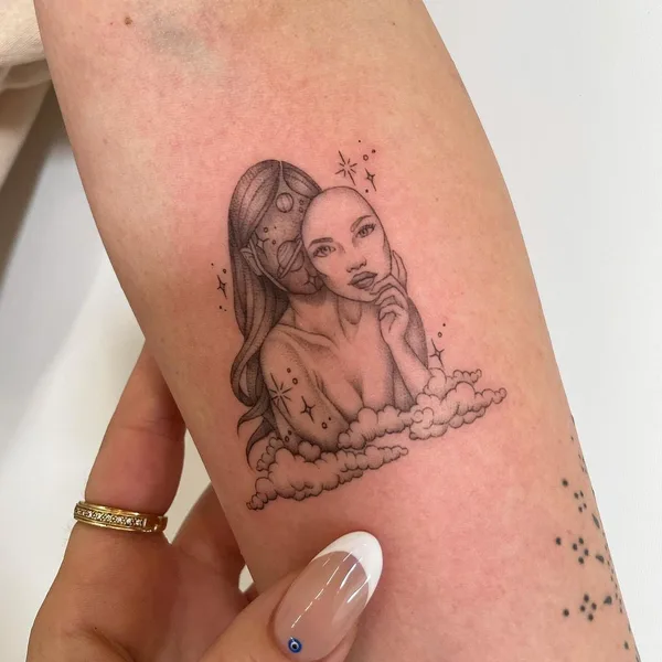 Minimalism tattoo by Jojo in Ontario