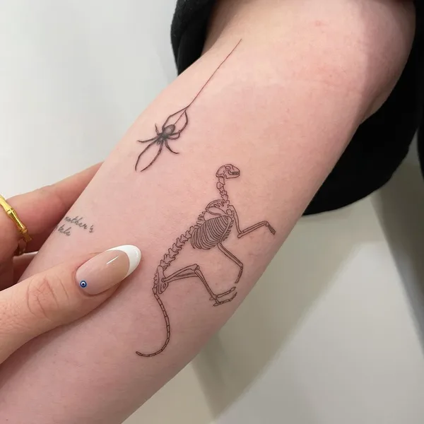 Minimalism tattoo by Jojo in Ontario