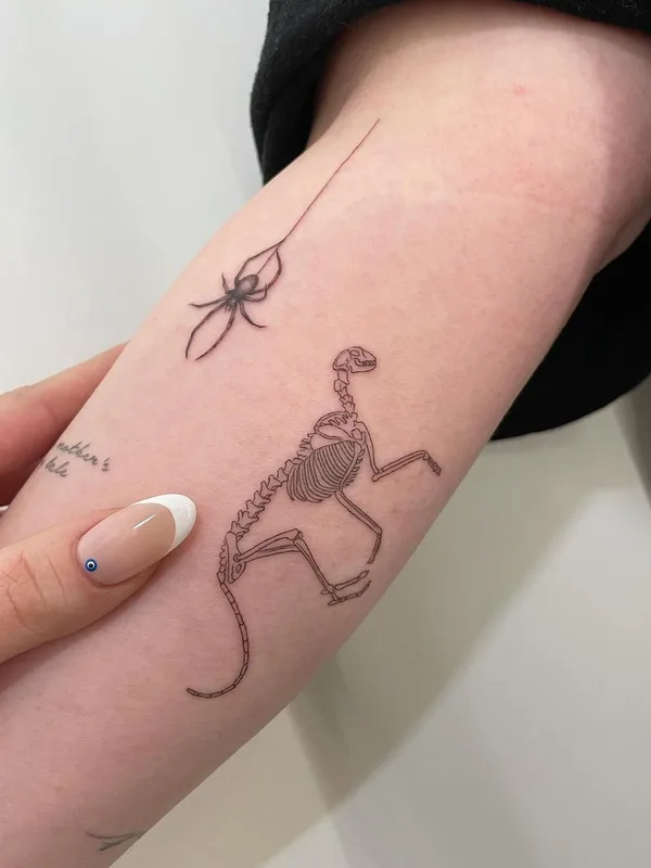 Minimalism tattoo by Jojo in Ontario