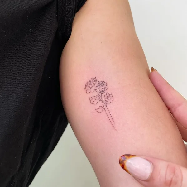 Minimalism tattoo by Jojo in Ontario