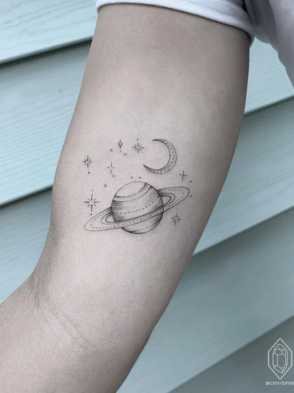 black fineline татуировка на forearm #43258 | Тату мастер Bicem Sinik
