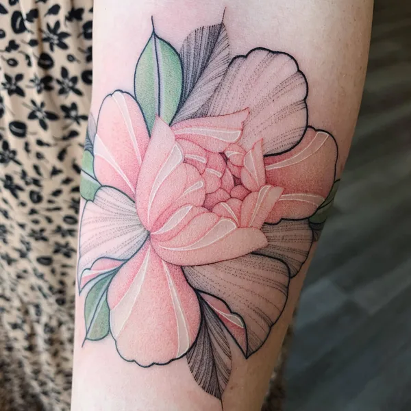 Graphic tattoo by Екатерина Nora Ink Алексеева in Los Angeles
