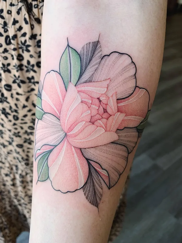 female color botanic 타투 부위 forearm #34042 | 타투이스트 Екатерина Nora Ink Алексеева
