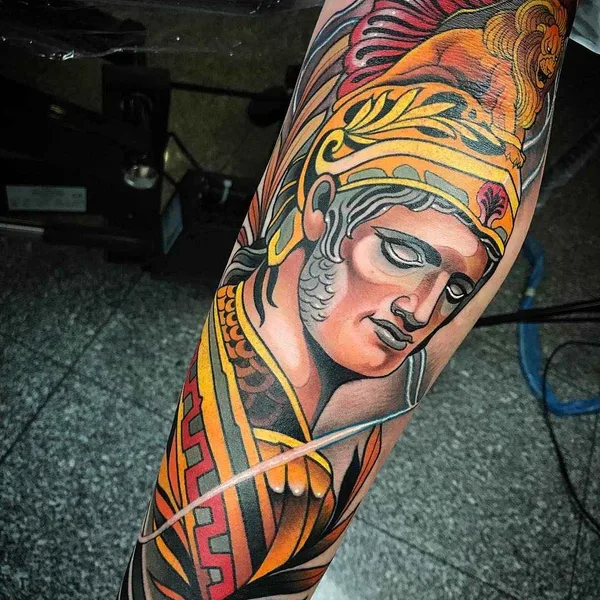 New School tattoo by Johnny Domus Mesquita in Viseu