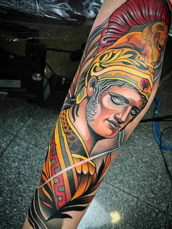 New School tattoo by Johnny Domus Mesquita in Viseu