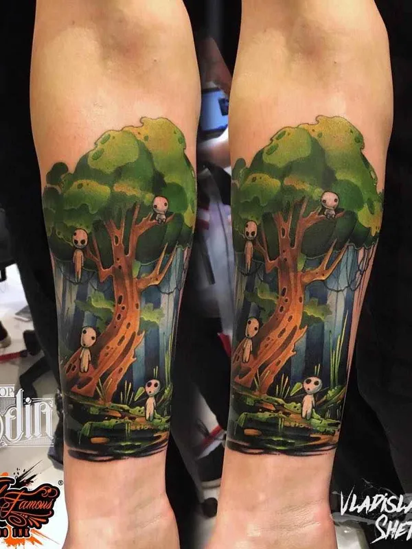 color illustrative tattoo on forearm #15778 | Tattoo Artist Vladislav Shetikov