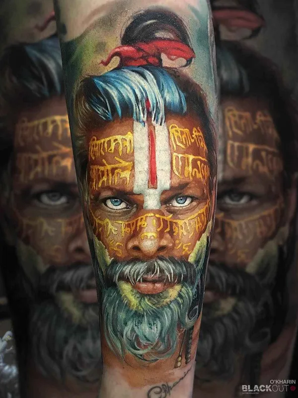 male color realism tattoo on forearm #10584 | Tattoo Artist Александр О'харин