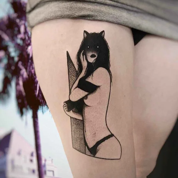 Dotwork tattoo by SEWP in Toronto