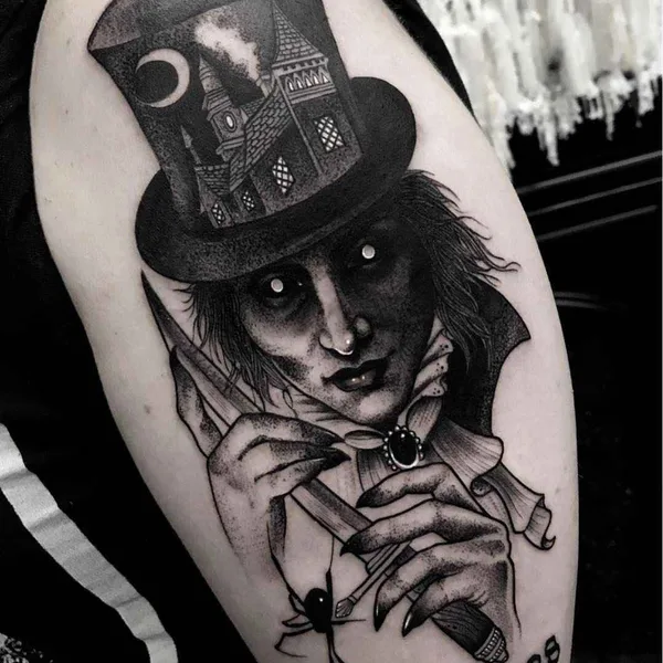 Neo Traditional tattoo by Matthew Murray in Salem