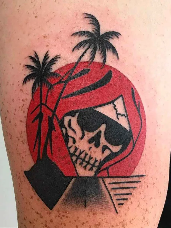 color blackwork Tatuaggio su forearm #10539 | Tatuatore Frankie Caraccioli