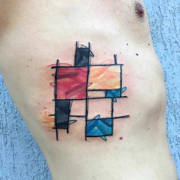 Sketch tattoo by Luca Testadiferro