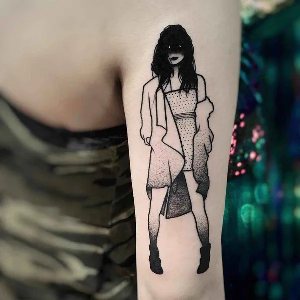 Dotwork tattoo by SEWP in Toronto