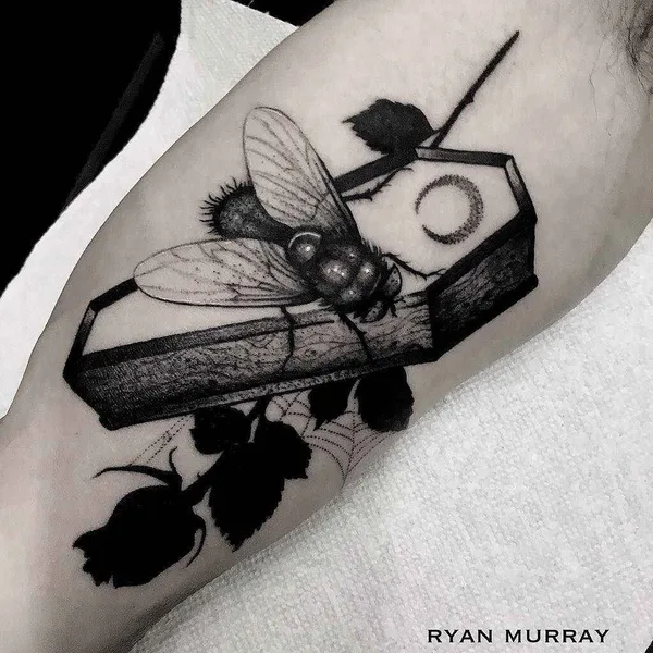Neo Traditional tattoo by Ryan Murray in Salem