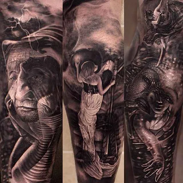 Realism tattoo by Matthew James in Bristol