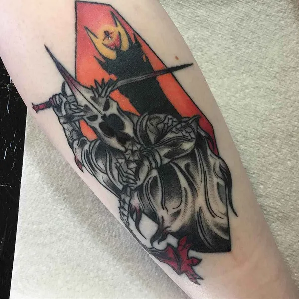 New School tattoo by Lucy Blue