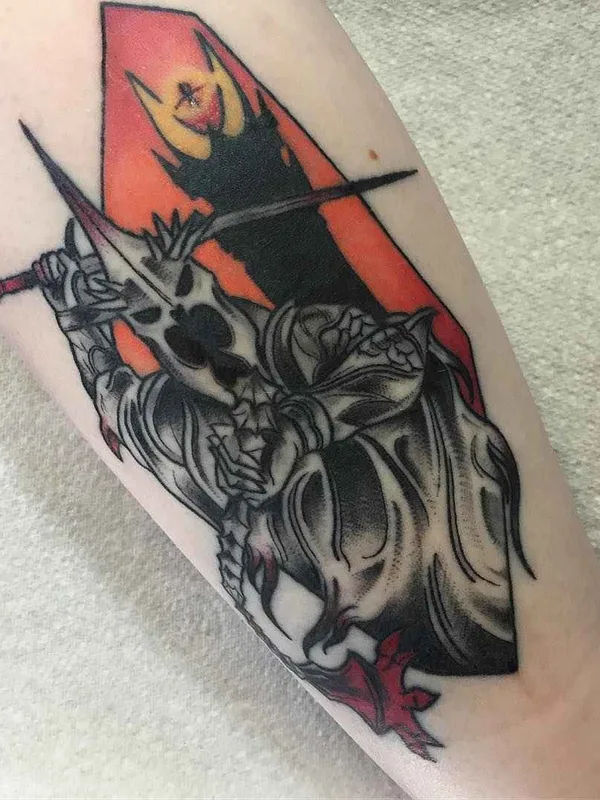 color black and grey татуировка на forearm #10707 | Тату мастер Lucy Blue